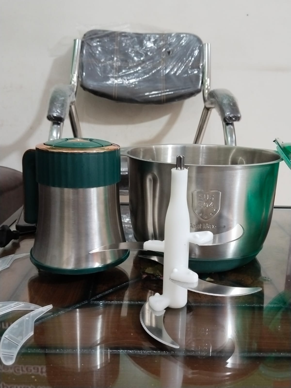 Germany Lot 5L BOSCH Stainless Steel Electric Meat Grinder Chopper Food Processor Compact Body